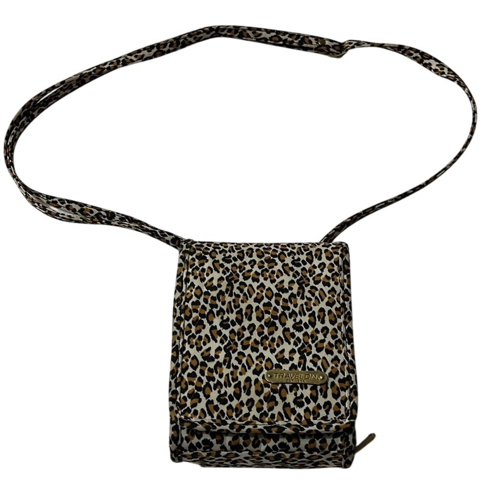 Travelon Crossbody Travel‎ Bag Cheetah Animal Print